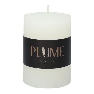 Kaars Pillar Lucian  Wit Small