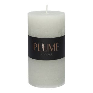 Kaars Pillar Lucian  Licht Grijs Medium