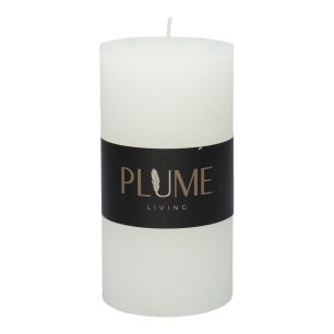 Kaars Pillar Lucian  Wit Medium