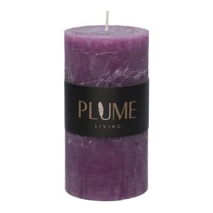 Kaars Pillar Lucian  Aubergine Medium