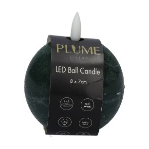 Bougie Ball Lumina1 Rc  Forest Green Small