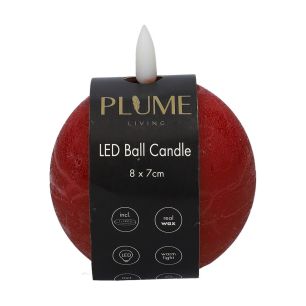 Bougie Ball Lumina1 Rc  Rouge Small