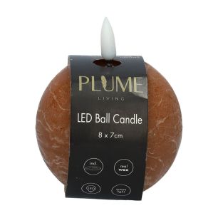 Bougie Ball Lumina1 Rc  Orange Small