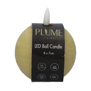 Bougie Ball Lumina1 Rc  Sable Small
