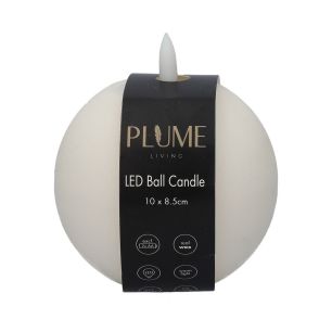 Bougie Ball Lumina1 Rc  Blanc Medium