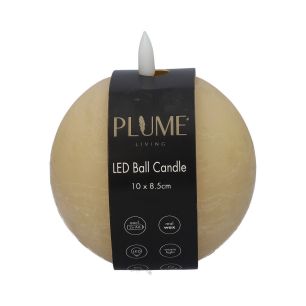 Bougie Ball Lumina1 Rc  Beige Medium