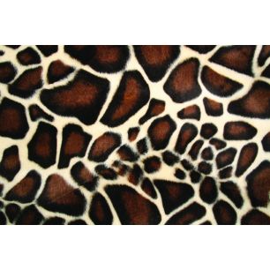 Giraffe animal velvet Deco 150 cm x 2,5 mtr