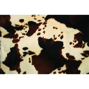 Deco Rodeo Cow animal velvet 150 cm x 2,5 mtr