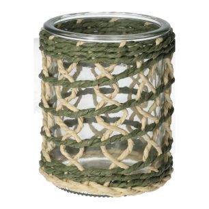 Candle Holder Vina Green Medium