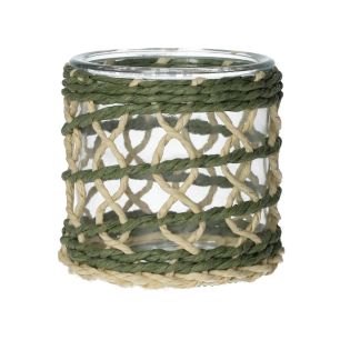 Candle Holder Vina Green Small
