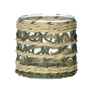 Candle Holder Vina1 Green Small