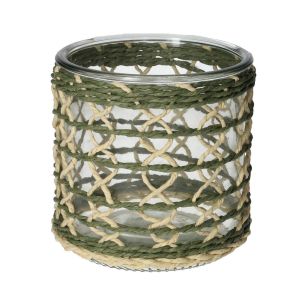 Candle Holder Vina Green Large
