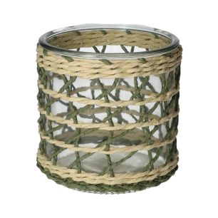 Candle Holder Vina1 Green Large