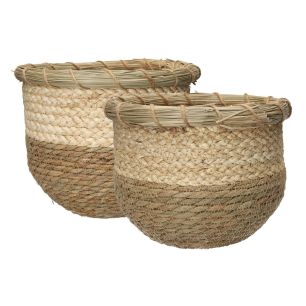 Basket Set/2 Lumosa Natural