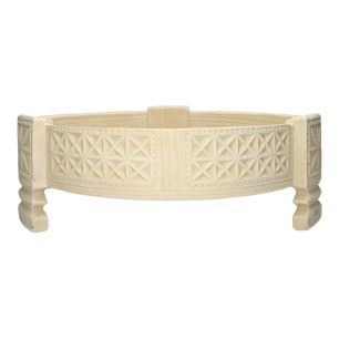 Plate Amara d42xh15 beige