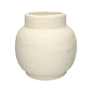Vase Velora d13/20.5xh20 cream