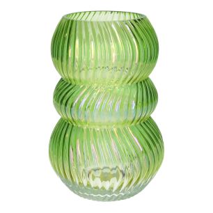 Vase Lucelle Pearl Finish Green Medium