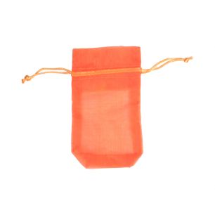 S Chiffon Decobag oranje, 8x14cm