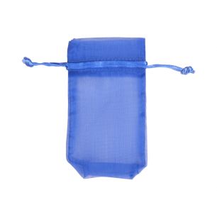 S Chiffon Decobag light blue, 8x14cm