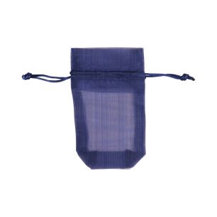 S Chiffon Verpackungsbeutel blauw, 8x14cm