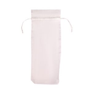 L Chiffon Decobag white, 16x40cm