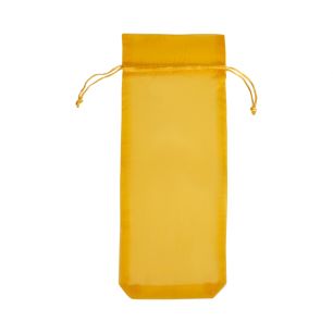 L Chiffon Decobag yellow, 16x40cm