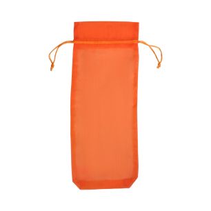 L Chiffon Decobag oranje, 16x40cm