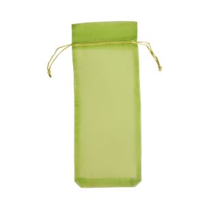 L Chiffon Decobag light green 16x40cm