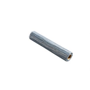 Wave Metallic Tischband Silber/Silber 53cmx20mtr (rolled) 