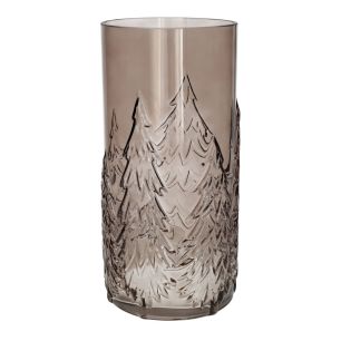 Vase Violet Brown Large