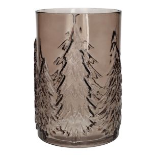 Vase Violet Brown Small