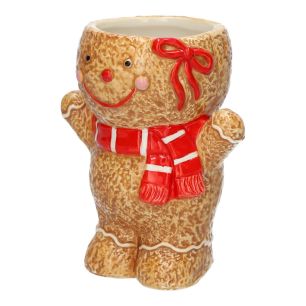 Vase Dough1 Brown Small