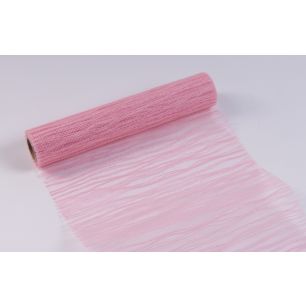 Wave Tafelband roze 53cmx9,1mtr (rolled) 