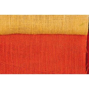 Jute Tableribbon 3160 tangerine 50cmx9,1mtr (rolled) 