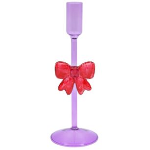 Bougeoir Bow  Lilas Medium