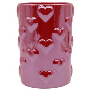 Vase Liebes Perle Finish Rouge Small