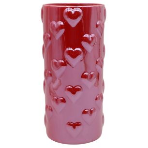 Vase Liebes Perle Finish Rouge Medium
