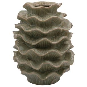 Vase d11.5/19.5xh23.5 waldgrün