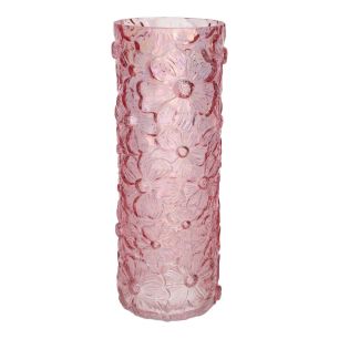 Vase d12/13xh33 rosa