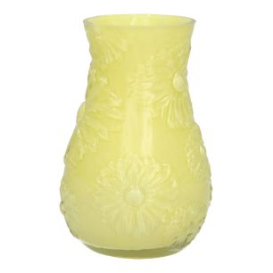 Vase d8/10.5Xh16 hellgelb