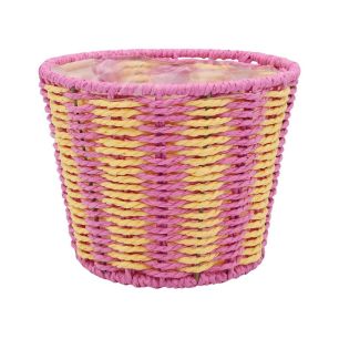 Basket Laurentia Fuchsia Medium