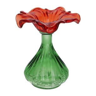 vase d16.5xh19 rouge/vert