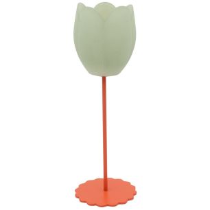 Support A Bougie Chauffe-plat Celina  Vert Medium