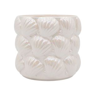 Pot Mare Parelmoer Finish Wit Medium