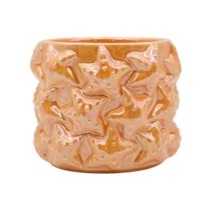 Pot Stella Parelmoer Finish Oranje Small