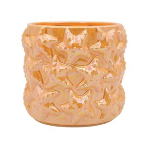 Pot Stella Parelmoer Finish Oranje Large