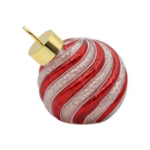 LED Christmas ball 17.5x14.5x15.5 red