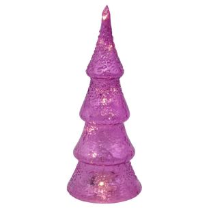 LED Christmas tree d7.5xh21.7 fuchsia+pearl