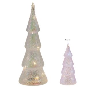 LED Christmas tree d9.8xh27 light pink+pearl