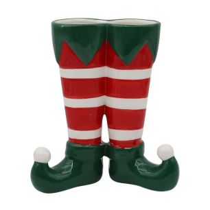 Vase 22.5x11.3xh25.4 green/red